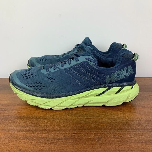 Hoka One One Mens Clifton 6 1102872 SWMO Blue Running Shoes Sneakers Size 11. main image 8